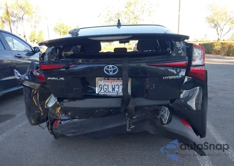 2020 Toyota Prius Le из США, поврежденный, VIN JTDKARFU6L3120795